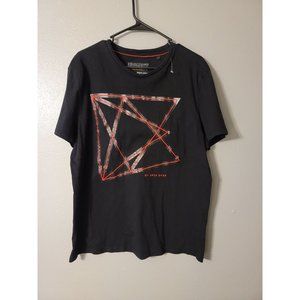 Angelo Litrico Urbndist Black Graphic T Shirt Size L